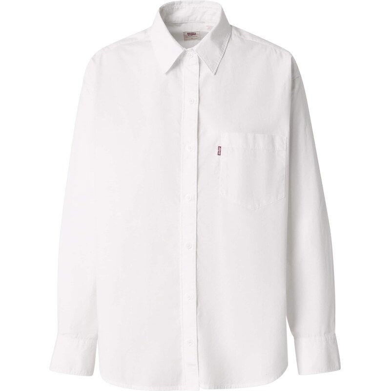LEVIS Blúzka Harlie Boyfriend Shirt biela 61984525