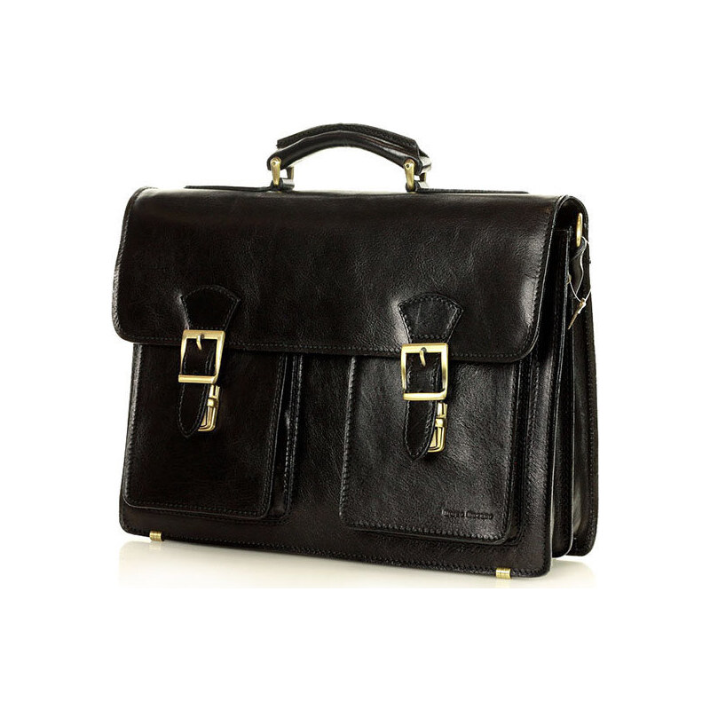 MARCO MAZZINI aktovka CIRO Classic - čierna 34a 16608675