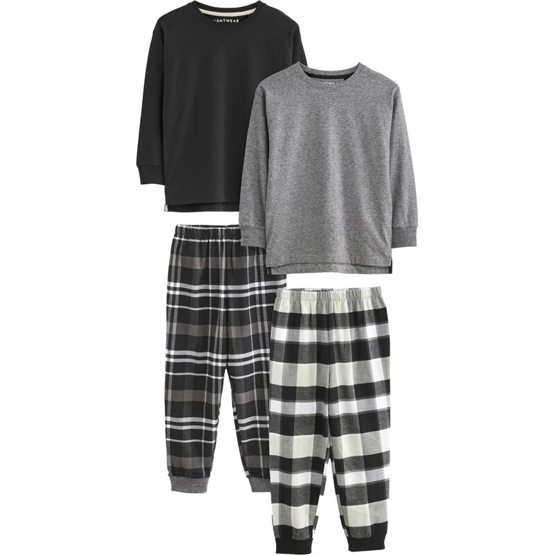 Next Pyžamo sivá / čierna 63253373