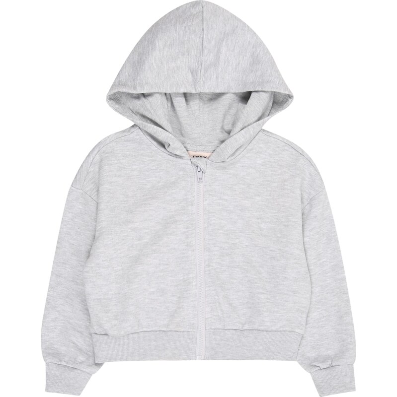 ONLY GIRLS Tepláková bunda KOGFave svetlosivá 61725740