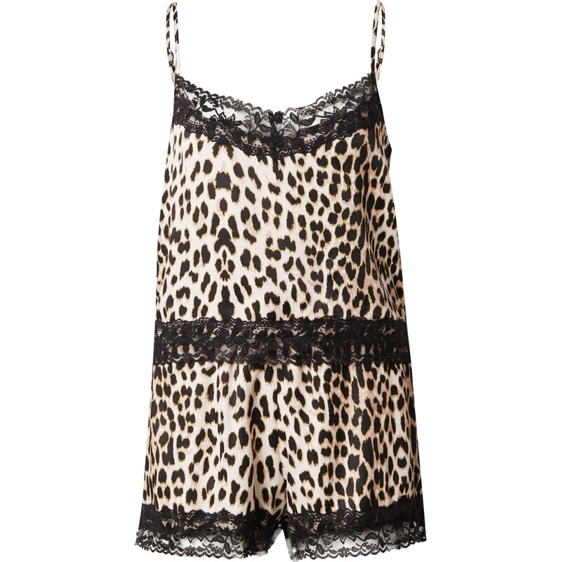 OH APRIL Kraťasy Dizzy béžová / svetlohnedá / čierna 61984908