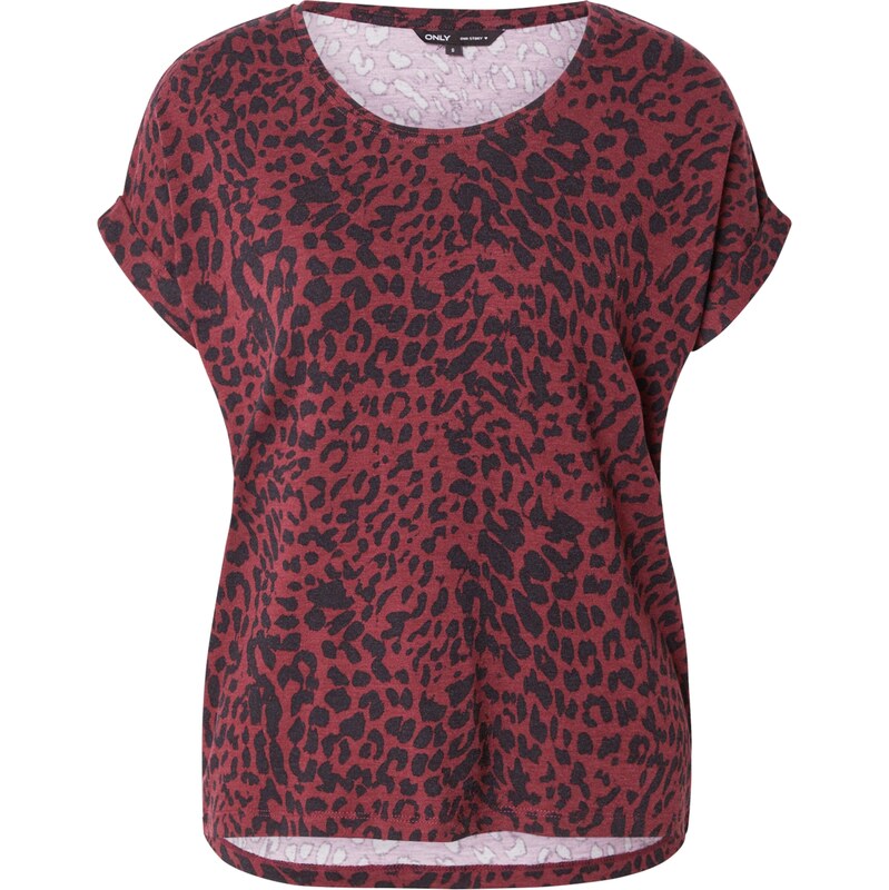 ONLY Tričko ONLMOSTER ohnivo červená / čierna 62661883