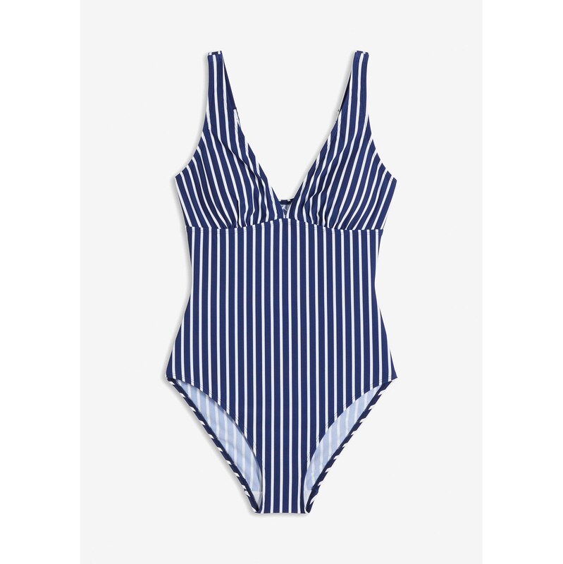 bonprix Tvarujúce plavky, stredný tvarujúci efekt, hlboký výstrih, 50901846