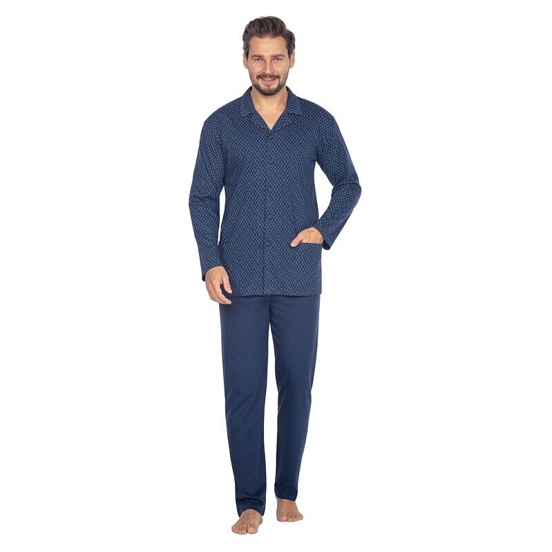 Regina Pánske pyžamo Felix tmavomodré 59091959