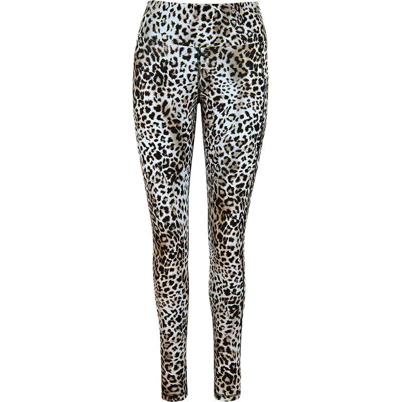 TERMOVEL Dámske legíny s leopardím vzorom 57962905