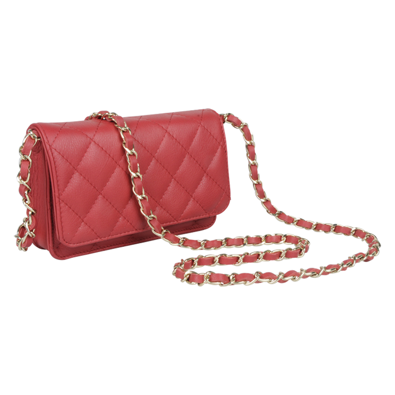 Červená kožená talianska crossbody kabelka Milva Rossa NovaKabelka.sk 60720870