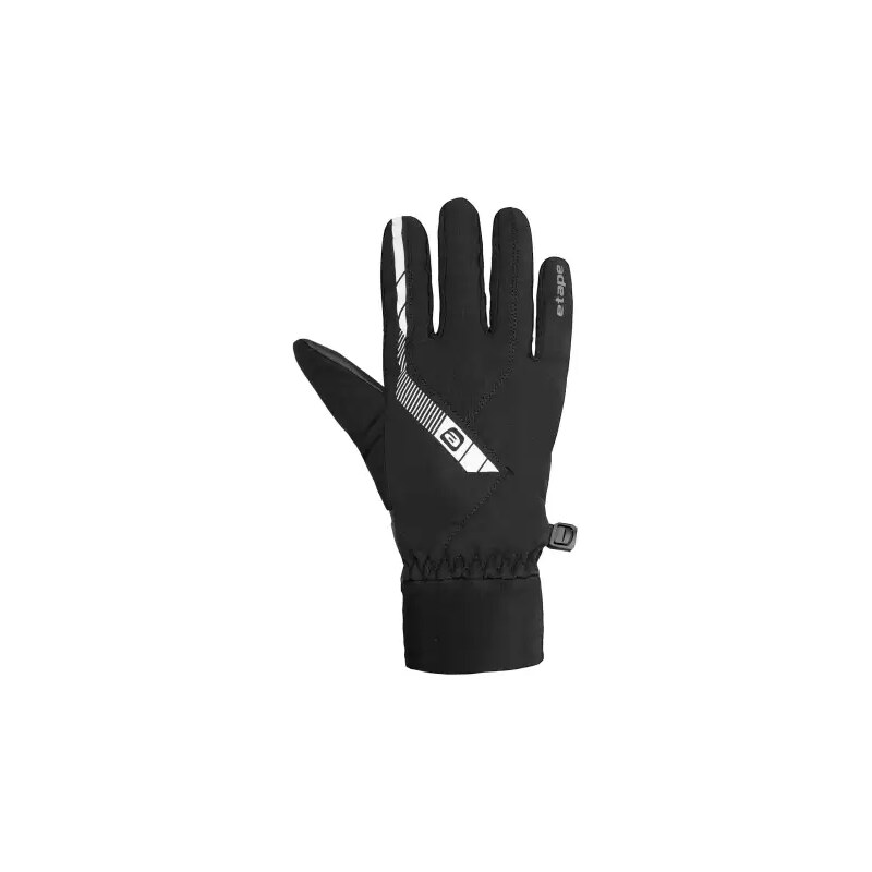 E-shop Etape Flake detské rukavice čierna/Reflex vel. 9-10