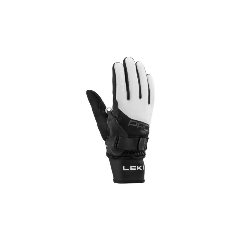 Leki PRC ThermoPlus Shark Women dámske bežecké rukavice Black-White 61686523
