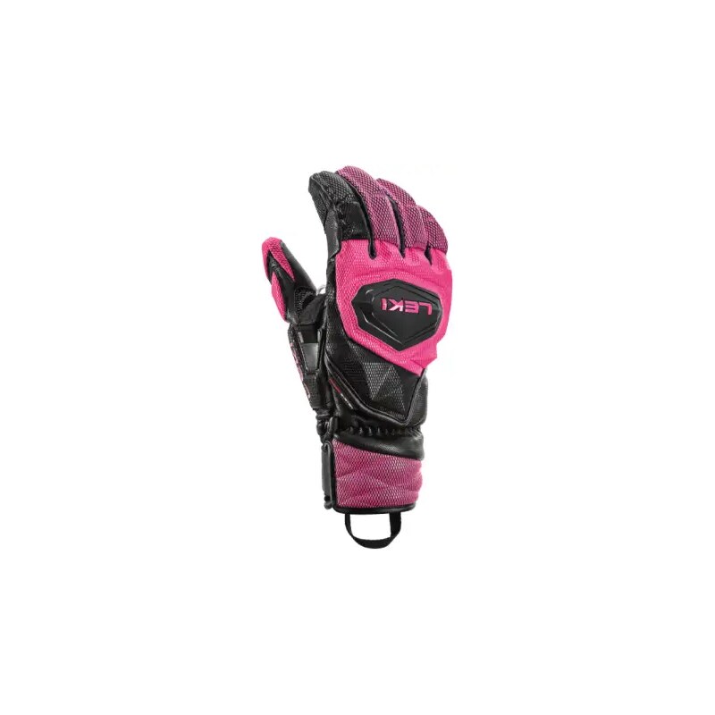 Leki WCR Venom SL 3D dámske závodné rukavice Black-Pink vel. 6.5 61674278