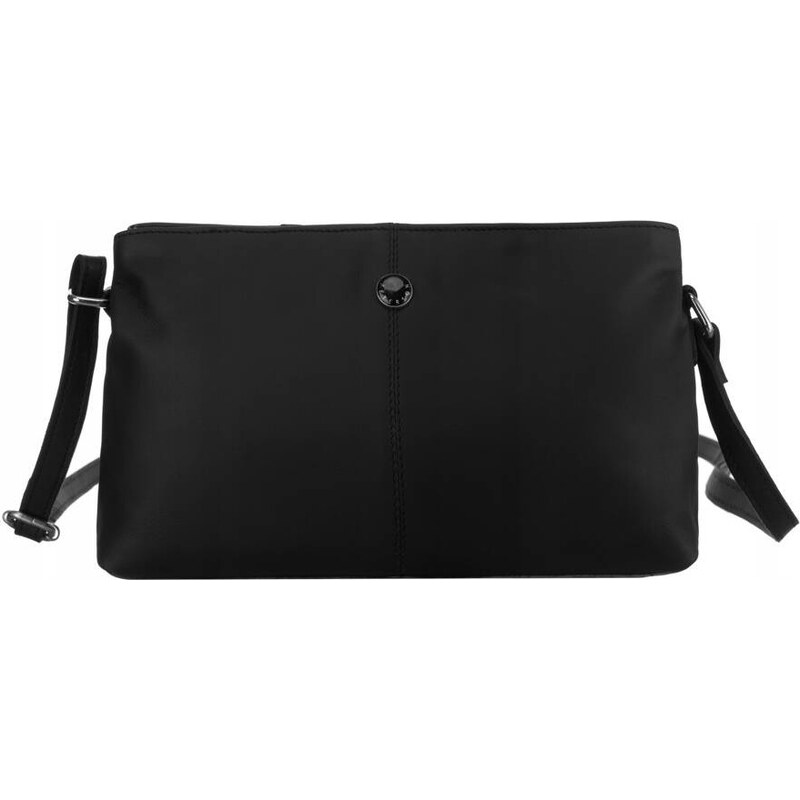 Peterson Čierna kožená meseenger taška [DH] PTN TOR-309-SNC 47888428