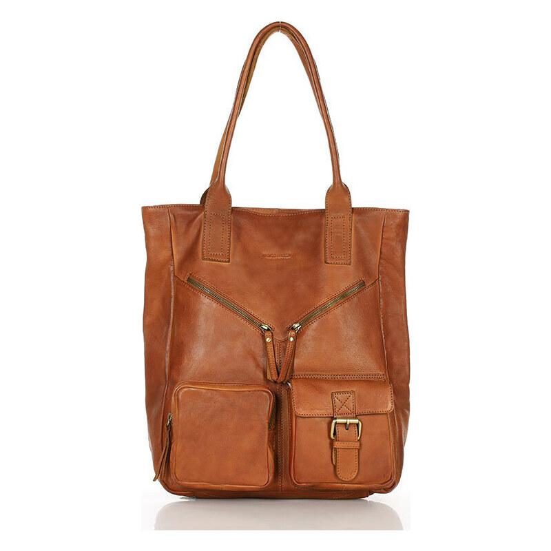 MARCO MAZZINI camel kabelka s vreckami (vs31d) 52671880