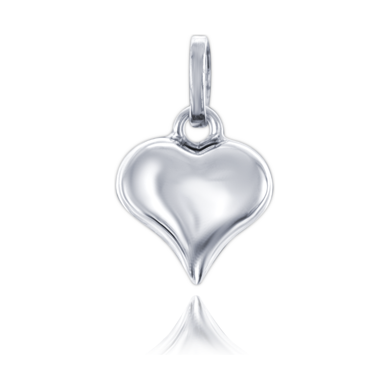 OLIVIE MINET Zlatý přívěs z bílého zlata srdce Au 585/1000 64916960