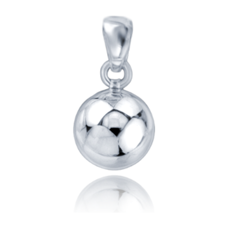 OLIVIE MINET Zlatý přívěs z bílého zlata půl kulička Au 585/1000 64916959