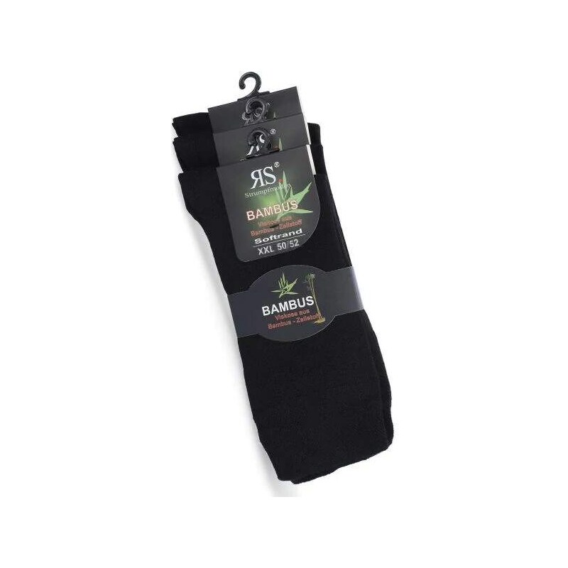 Pánske nadmerné XXXL bambusové ponožky bez gumičiek RS 50-52 3 páry 61717939
