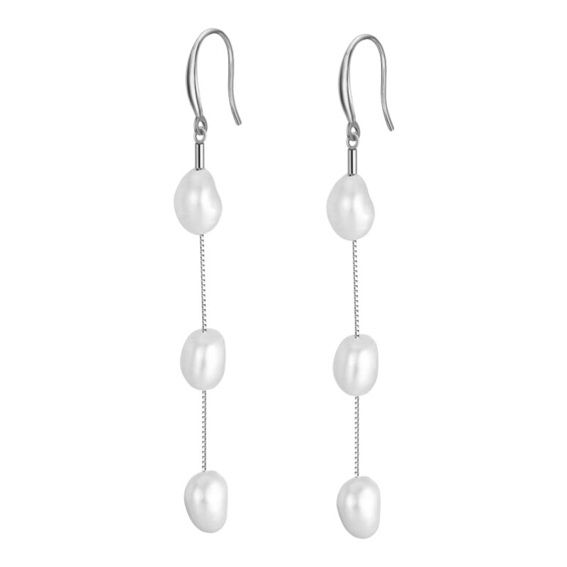 MAJYA Strieborné náušnice s perlami KATIE 11166 64582128