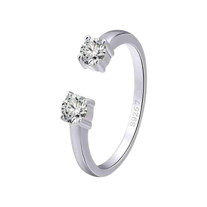 MAJYA Strieborný nastaviteľný prsteň BRIANA 11275 64582262