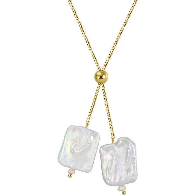 MAJYA Strieborná retiazka s príveskom LENNY pozlátená 11152 64582153