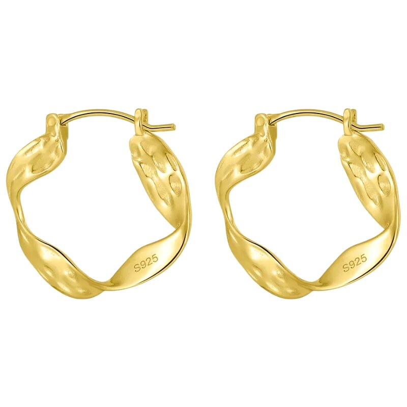 MAJYA Strieborné náušnice AGATHE pozlátené 11375 64582477