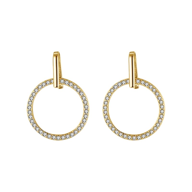 MAJYA Strieborné náušnice LEONIE pozlátené 11314 64582287