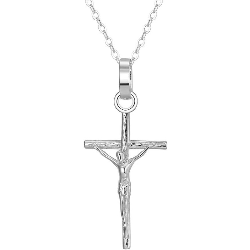 MAJYA Strieborná retiazka s príveskom JESUS 11213 64582184