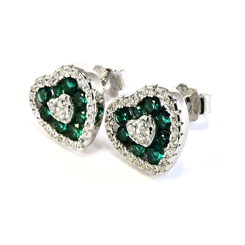 Strieborné náušnice Glare 650 59668959