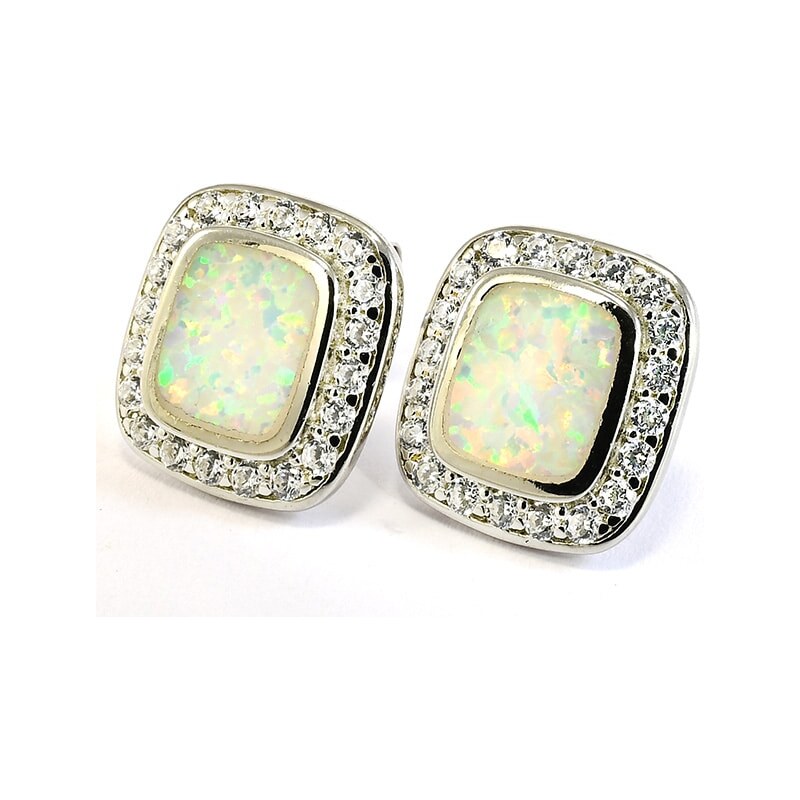 Strieborné náušnice Glare 652 59668961