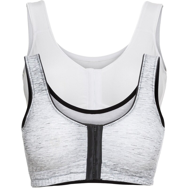 bonprix Podprsenka so zapínaním vpredu, bez kostíc, s bio bavlnou (2 44731726