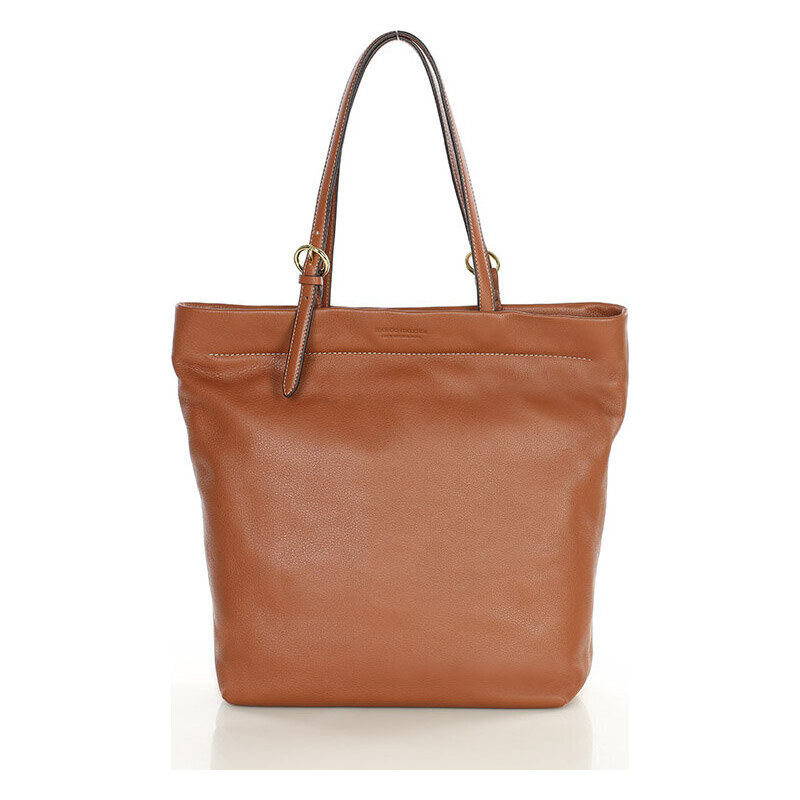 MARCO MAZZINI Svetlohnedá dámska shopper kabelka (G12399b) 54210727