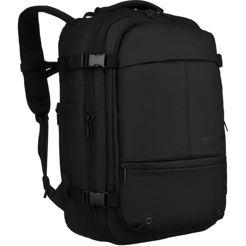 Priestranný čierny cestovný ruksak s vákuovou priehradkou a 61675636