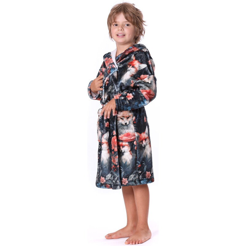 Detský župan s kapucňou Zora - Vestis 60351153