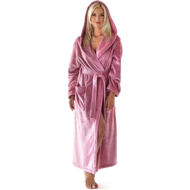 Dámsky župan Siena s kapucňou 3156 staroružový - Vestis 60298110