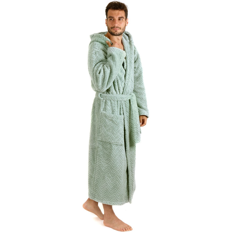 Pánsky župan Athena s kapucňou 3116 fern - Vestis 61808749