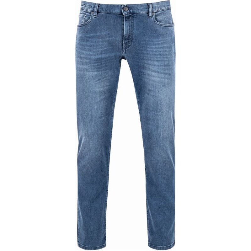 Pánske modré Super Stretch džínsy ALBERTO slim fit 52170028