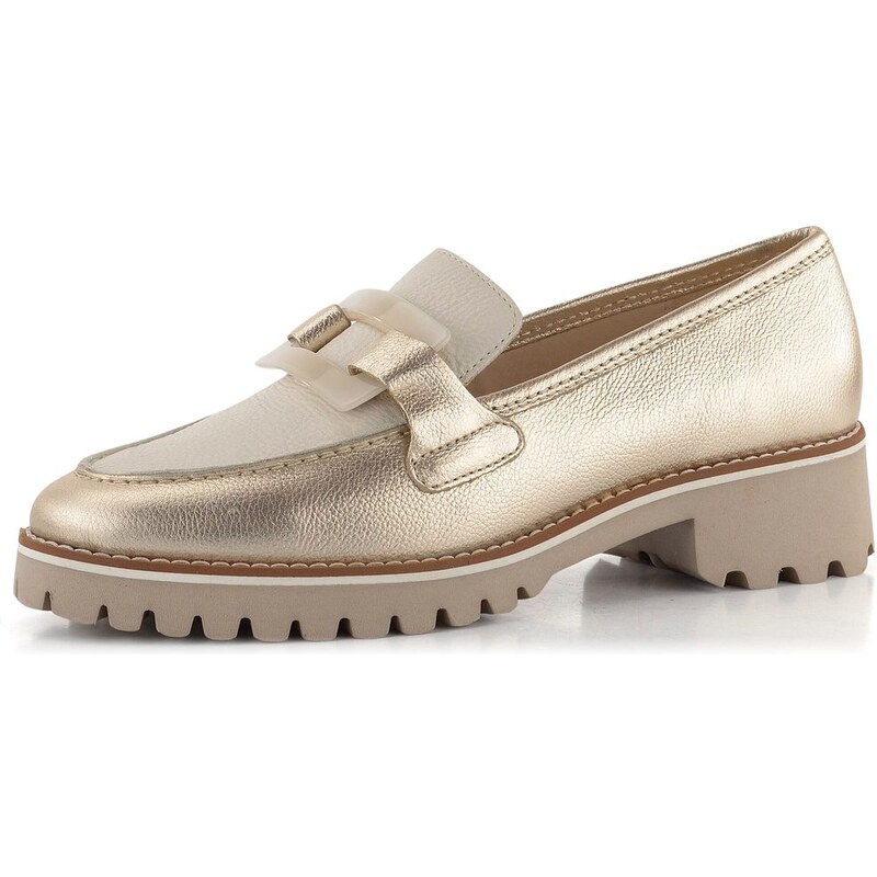 Ara metalické mokasíny Kent Sand/Cream 12-31245-09 62752409