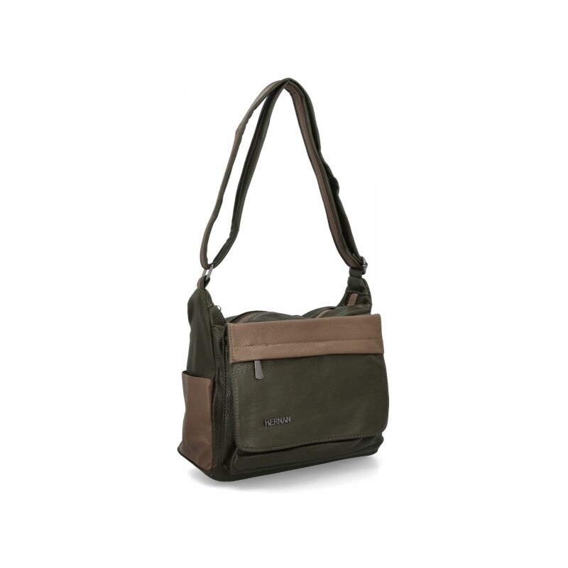 Dámská kabelka listonoška Hernan zelená 0677-1 59091840