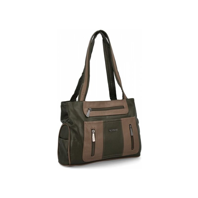 Dámská kabelka shopper bag Hernan zelená 3892-1 59091850