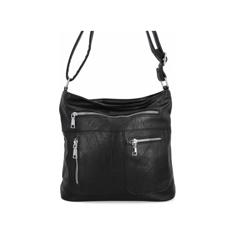 Dámská kabelka listonoška Herisson čierna 13K392 60720611