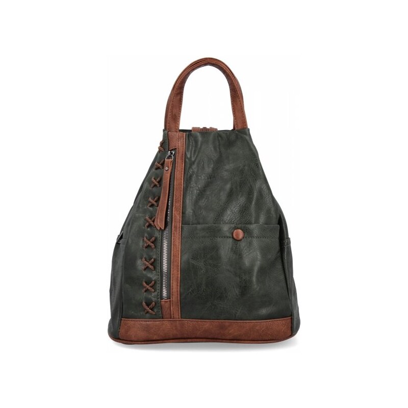 Dámská kabelka batôžtek Herisson zelená 15-2B315 60720637