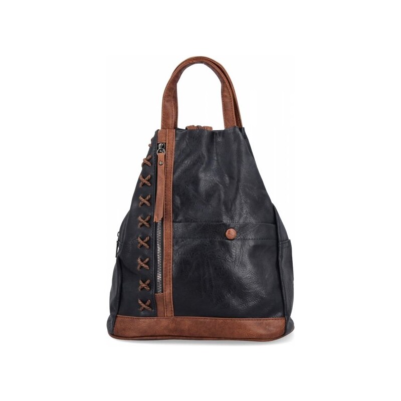 Dámská kabelka batôžtek Herisson tmavo modrá 15-2B315 60720639