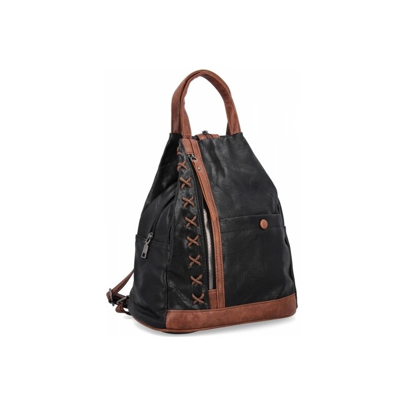 Dámská kabelka batôžtek Herisson čierna 15-2B315 60720640