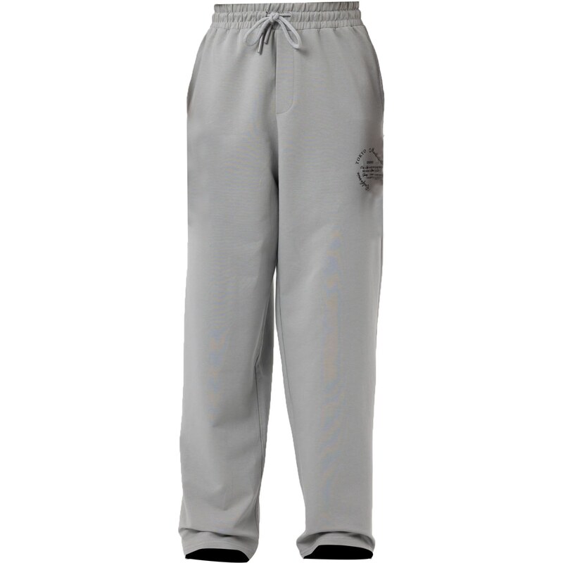 VAMOS CLO Nohavice Cotton Flower sivá 62269726