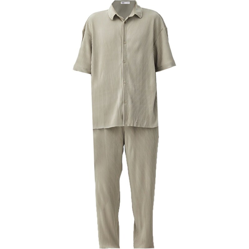 VAMOS CLO Nohavice Charente olivová 62269789