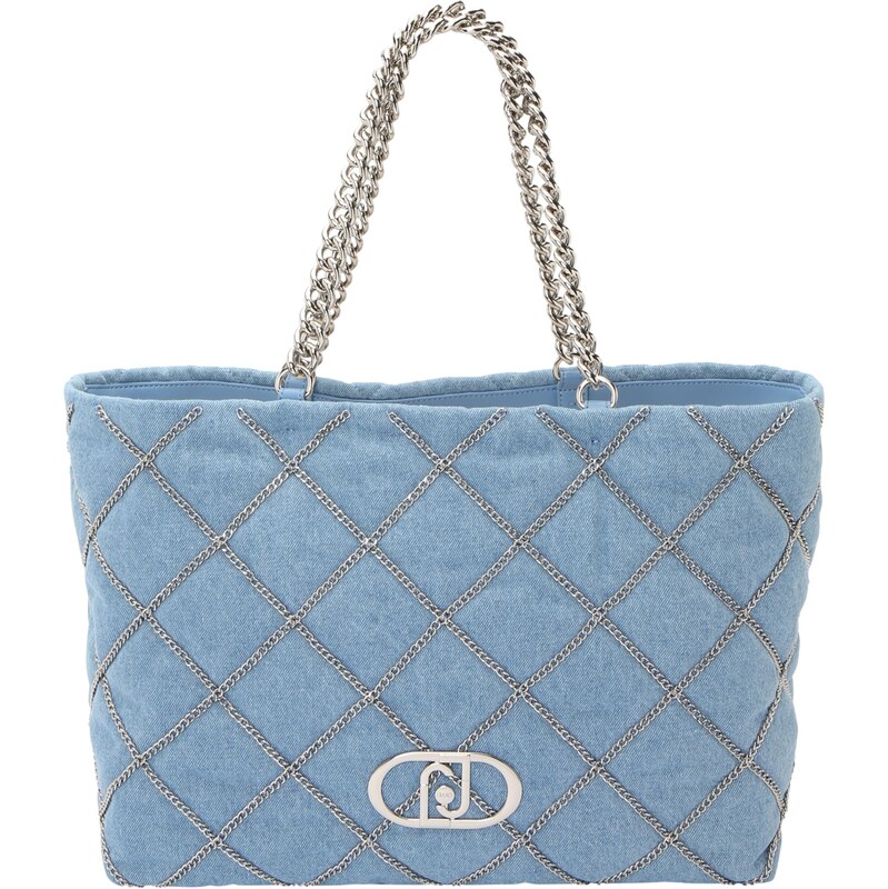 Liu Jo Shopper modrá denim / strieborná 61696769