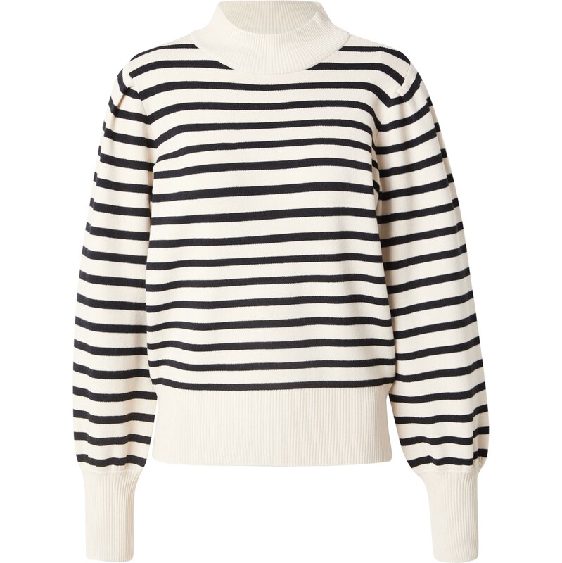 YAS Sveter YASFonny béžová / čierna 61709728