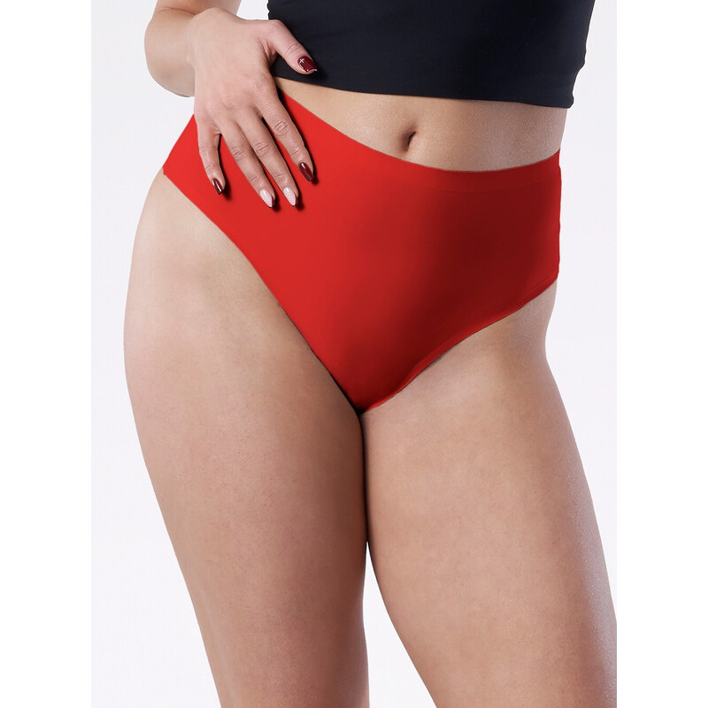 Dámske nohavičky Maxi Simple String Red - Julimex 61695036