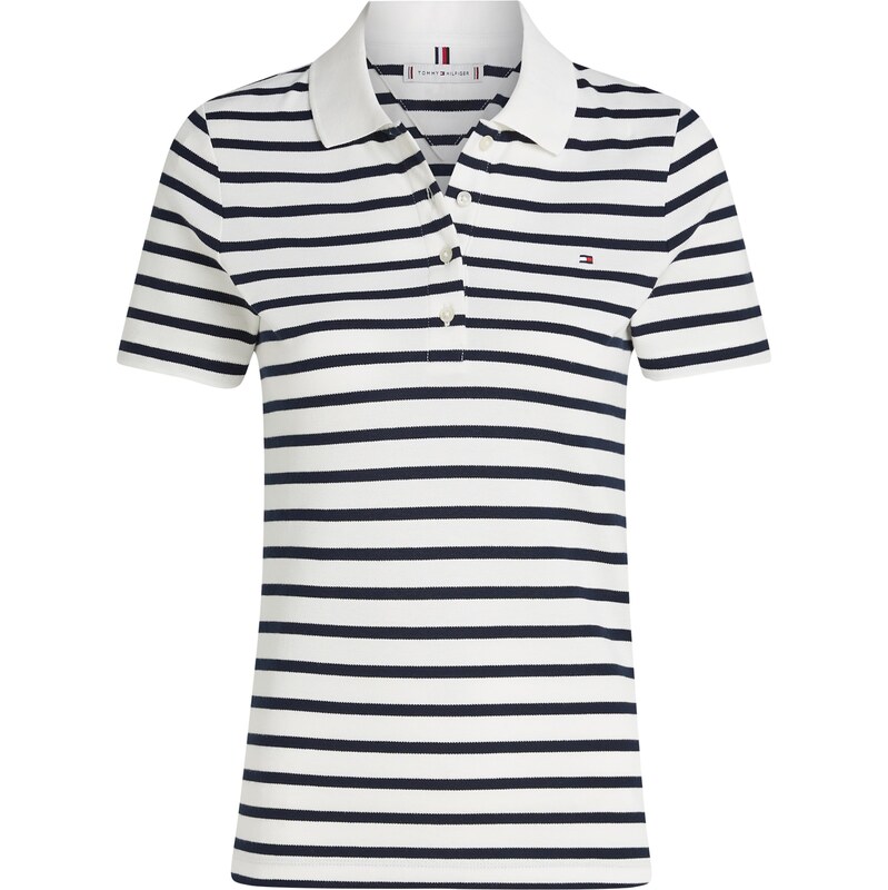 TOMMY HILFIGER Tričko 1985 námornícka modrá / biela 61946694