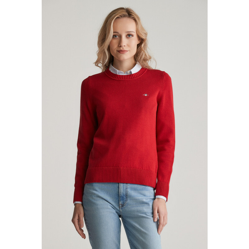 SVETER GANT CLASSIC COTTON C-NECK RUBY RED 56322951