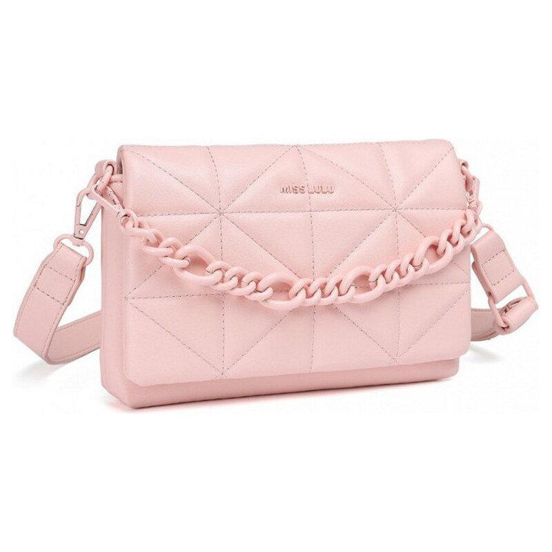 Konofactory Ružová extravagantná crossbody kabelka Chain 59717990