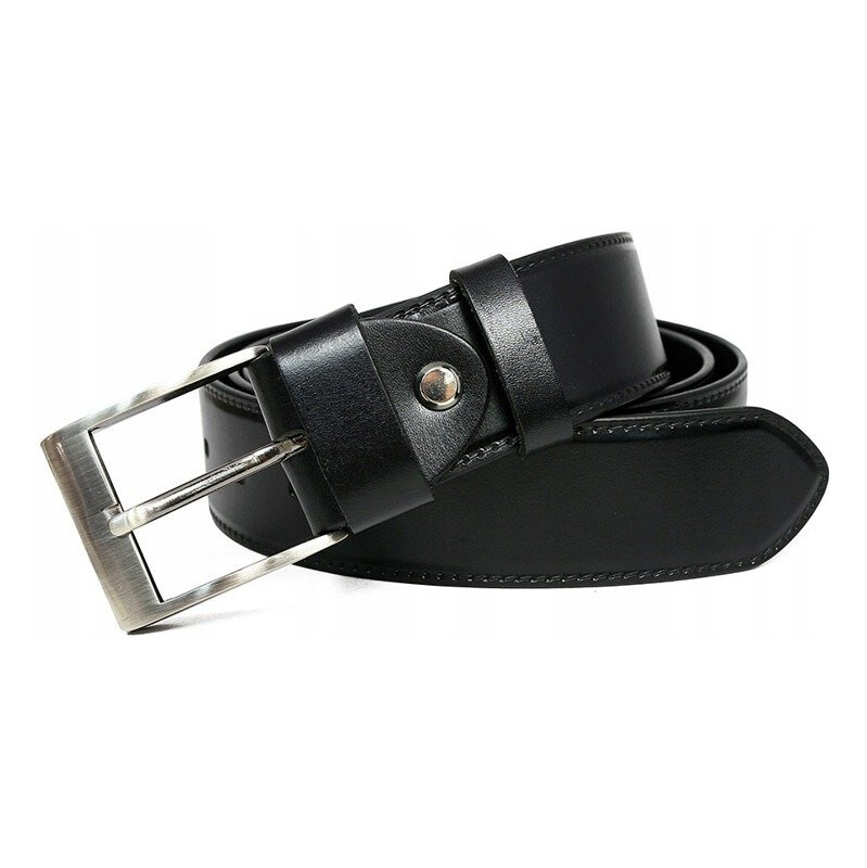 Klasický pánsky opasok z hladkej, kvalitnej prírodnej kože - Rovicky 61706448