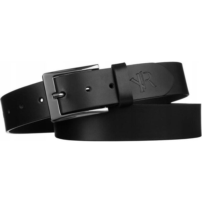 Pánsky kožený opasok s klasickou prackou - Rovicky 58387712